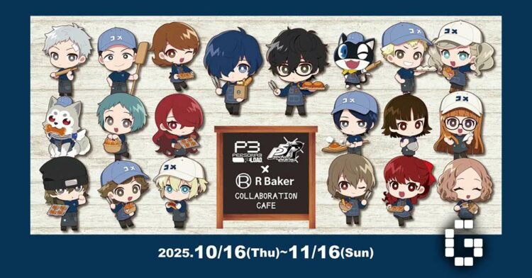 Atlus Brings Persona 3 and 5 Exclusive Menus and Merch to R Baker Cafés in Japan