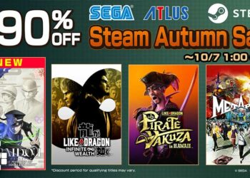 SEGA & ATLUS Up to 90% Off in Massive Steam Autumn Sale