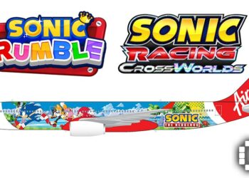 AirAsia’s Sonic the Hedgehog Aircraft Gets Full Cabin Makeover