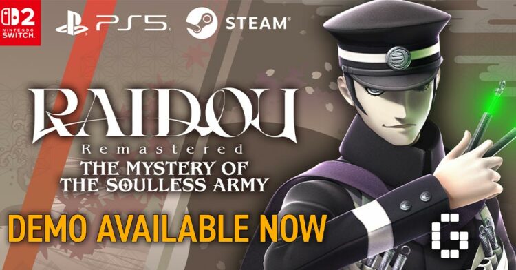 RAIDOU Remastered: The Mystery of the Soulless Army Demo Now Available on PS5, Switch 2, and PC