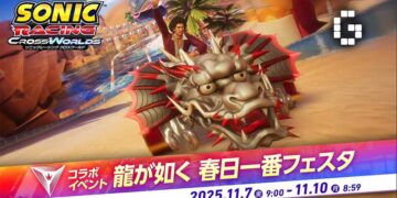 Sonic Racing: CrossWorlds Welcomes Yakuza’s Ichiban Kasuga in November 6 Update