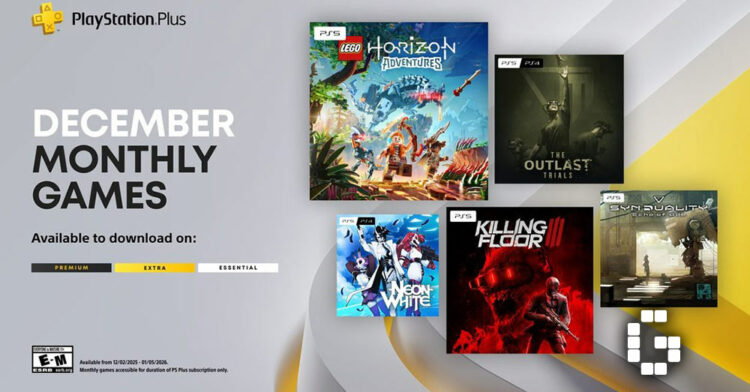 PlayStation Plus December 2025 Games Lineup Revealed