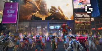 Marvel Rivals Adds Times Square Social Map for Players to Relax and Connect