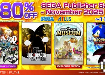 SEGA November Publisher Sale is Now Live on PlayStation Store, Save Up to 80%