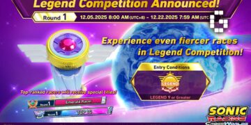 Sonic Racing: CrossWorlds The Legend Competition Starts December 5