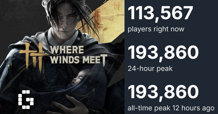 Where Winds Meet Surpasses 2 Million Players in 24 Hours With Positive Reviews on Steam