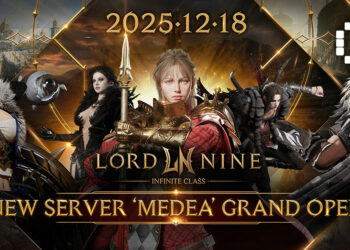 Smilegate Opens New Server Medea for Infinite Class MMORPG, LORDNINE on December 18