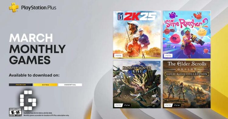 PlayStation Plus Monthly Games for March 2026 Announced for PlayStation 5 and PlayStation 4