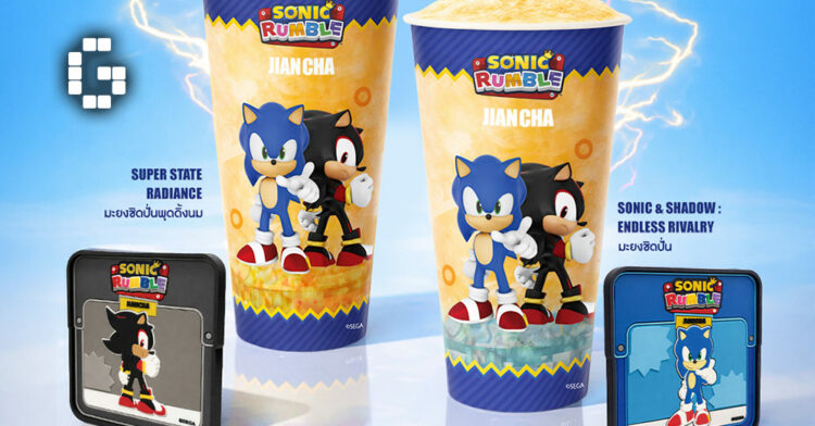 Sonic Rumble Party Teams Up with Jian Cha and Grab for a Limited-Time Collab in Thailand