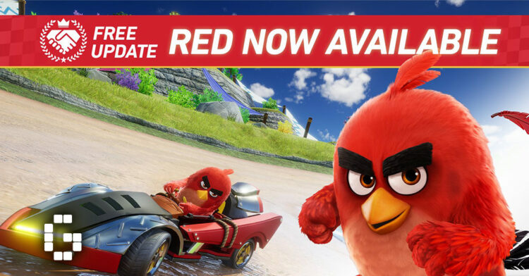 Angry Birds’ Red Crashes Into Sonic Racing: CrossWorlds in New Free Update
