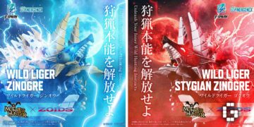 SYNERGENEX Brings Zoids and Monster Hunter Together