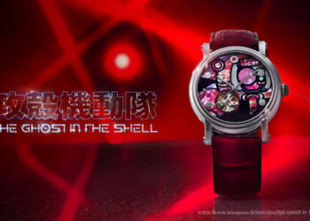 GARRACK Unveils Handcrafted Ghost in the Shell Watch Featuring a Mother-of-Pearl Fuchikoma Dial