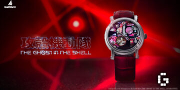 GARRACK Unveils Handcrafted Ghost in the Shell Watch Featuring a Mother-of-Pearl Fuchikoma Dial
