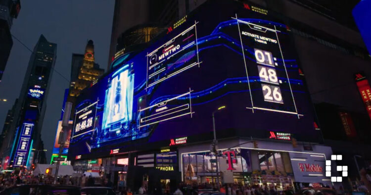 Mewtwo Raid Lights Up Times Square for Pokémon Go’s 10th Birthday