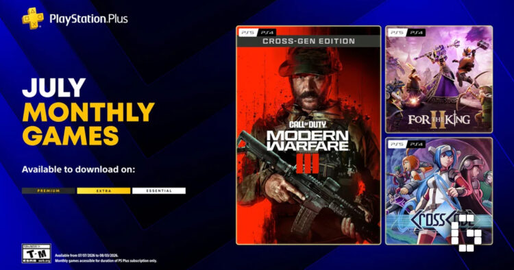 PlayStation Plus Monthly Games for July 2026 Headlined by Call of Duty: Modern Warfare III