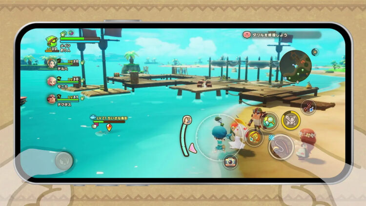 Fantasy Life i UI on Mobile