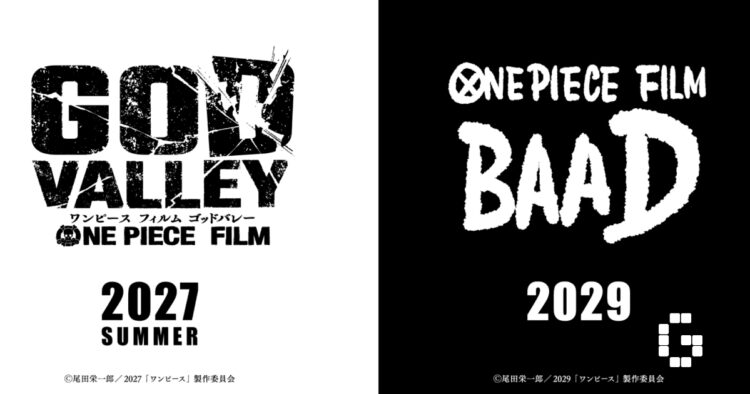 One Piece Films God Valley and Baad Announced for 2027 and 2029