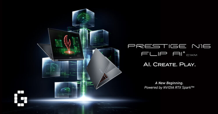 MSI Opens Pre-Orders for the Prestige N16 Flip AI+ With NVIDIA RTX Spark and an RM1,220 Early Bird Bundle