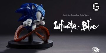Sonic the Hedgehog Gets a Stunning ¥1 Million Infinite Blue Arita Porcelain Statue